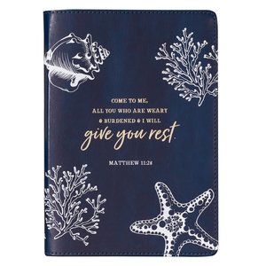 GIVE U REST SLIMLINE LUXLEATHER JOURNAL - MATTHEW